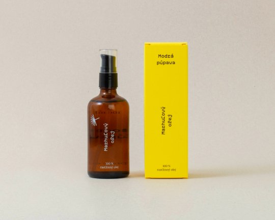 Modrá púpava | Marhuľový olej - Kozmetický rastlinný olej (100ml)